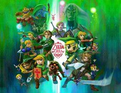 Legend of Zelda Image Photo Cake Topper Sheet Birthday Party - 1/4 Sheet - 74983