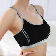 Sports Yoga Stretch ，Beautyvan Comfortable Fashion Sports Yoga Athletic Solid Wrap Chest Strap Vest Tops Bra (... N37