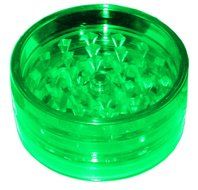 High-Quality Acrylic 2pc Grinder w/Magnet - Various Colors (White) N3