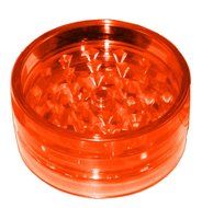 High-Quality Acrylic 2pc Grinder w/Magnet - Various Colors (White) N4