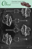 Cybrtrayd A054 Bee Lolly Chocolate Candy Mold with Exclusive Cybrtrayd Copyrighted Chocolate Molding Instructions