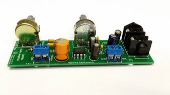 LM386 Audio Amplifier (1/4" headphone jack IN / 2 pin Out)