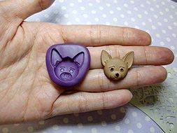 Silicone Mold Pet Puppy Dog Face Mould - Poodle Spaniel Chihuahu Maltese Terrier N2