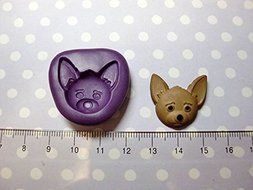 Silicone Mold Pet Puppy Dog Face Mould - Poodle Spaniel Chihuahu Maltese Terrier N3