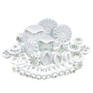 GTI Cake Tools 10 sets (33pcs) Flower Fondant Cake Sugarcraft Decorating Kit Cookie Mould Decration Tool Icing... N3