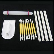 GTI Cake Tools 10 sets (33pcs) Flower Fondant Cake Sugarcraft Decorating Kit Cookie Mould Decration Tool Icing... N6