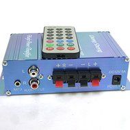 12v Mini USB Mp3 Sd Hifi Stereo Car Audio AMP Amplifier Hs9004 Black or Blue