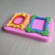 Karen Baking Photo Frame Shape 3D Silicone Cake Mold For Cake Fondant Decorating N3