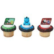 DecoPac Thomas and Friends Cupcake Rings, 12 Count