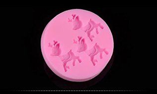 Topnew-Candy Cavity Silicone Chocolate Mold Candy and Gummy Moulds 3 Deers H1782 N4