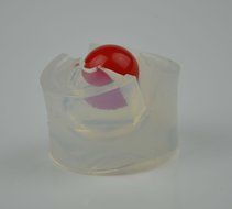 Transparent Clear Silicone Mold for Creating a Ball or sphere 23 Sizes from 7mm to 30mm (Ball diameter 10mm)