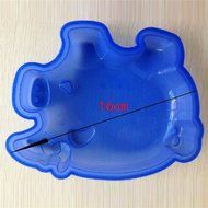 FLY 2Pcs Pig Shape Non-Stick Silicone Cake Mold Fondant Sugarpaste Baking Mold N2