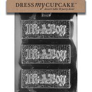 Dress My Cupcake DMCB013 Chocolate Candy Mold, It&#039;s a Boy Bar, Baby Shower