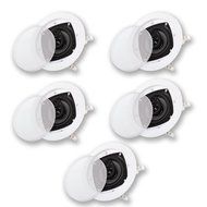 Acoustic Audio CS-IC43 In Ceiling Speakers 3 Way Home Theater 1000 Watt 5 Speaker Set CS-IC43-5S