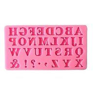 Y&amp;XL&amp;H Letter Fondant Cake Cake Chocolate Silicone Molds,Decoration Tools Bakeware N2