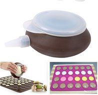 Yingwei Brown Silicone Plunger Cutter Mold Cookies Pastry Cake Mold Non Stick Bakeware Decoration N2