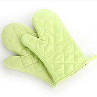 Y&amp;XL&amp;H Cotton Kitchen Cooking Microwave Oven Gloves Mitts Pot Pad Heat Proof Protected , gray N2