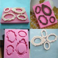 TXIN Fashion Useful Silicone Glasses Frame Chocolate Cake Decorating Sugarcraft Baking Mold