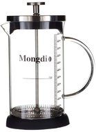 New Mongdio Portable French Coffee Press Pot Espresso Maker with Graduations and Removable Silicone Base (20 Oz)