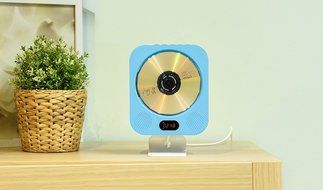 ECHLIFE Latest Wall-mounted Bluetooth Hi-Fi CD Music Player with Remote Control, USB, TF Card, AUX In and Digital... N12