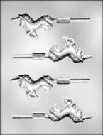 CK Products 3-Inch Unicorn Sucker Chocolate Mold