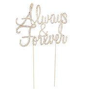 Happily Ever After Wedding Cake Topper, Gold Fairytale Princess Decoration (Happily Ever After - Gold) N38