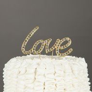 Happily Ever After Wedding Cake Topper, Gold Fairytale Princess Decoration (Happily Ever After - Gold) N39