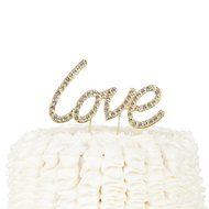 Happily Ever After Wedding Cake Topper, Gold Fairytale Princess Decoration (Happily Ever After - Gold) N40