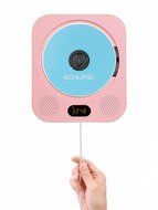 ECHLIFE Latest Wall-mounted Bluetooth Hi-Fi CD Music Player with Remote Control, USB, TF Card, AUX In and Digital... N17