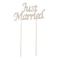Happily Ever After Wedding Cake Topper, Gold Fairytale Princess Decoration (Happily Ever After - Gold) N44