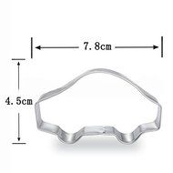 tyoungg 5 pcs / Set Vehicle Car Airplane Ship Train Shape Stainless Steel Cookie Cutter Fondant Cutter N2