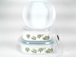 Corelle Bowls- Corelle - Bamboo Leaf - Mixing Bowls - Kitchen Storage - Drinking Glasses - Corelle - Mixing Bowls... N6