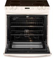 GE JS630DFCC 30" Bisque Electric Slide-In Smoothtop Range