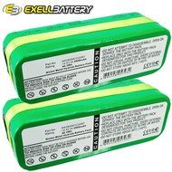2x Exell 14.4V Battery Fits AGAIT INFINUVO CleanMate Robotic Vacuum Cleaners