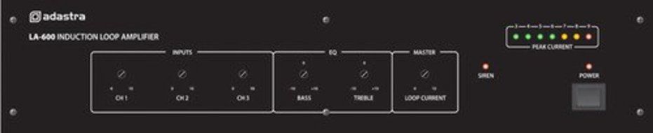Z8L2 - INDUCTION LOOP AMPLIFIER 3 CHANNELS BUILT-IN SIREN 19'' RACK MOUNTABLE