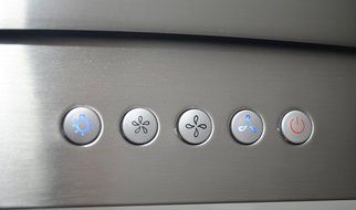 Golden Vantage Stainless Steel 36" Euro Style Island Mount Range Hood GVAI-36 N5