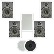 Theater Solutions TS-87 1750 Watt 7CH 8" In-Wall/Ceiling Home Theater Speaker System