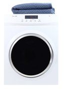 Majestic 13 lb.Compact Standard Electric Dryer in White with Silver Trim MJ860D coming with Venting and Sensor...