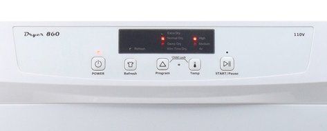 Majestic 13 lb.Compact Standard Electric Dryer in White with Silver Trim MJ860D coming with Venting and Sensor... N2