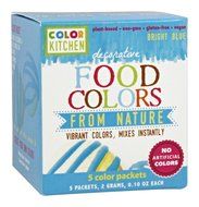 ColorKitchen Food Color Packets - 5 count &quot;Vibrant Color From Nature&quot; (Blue) N3