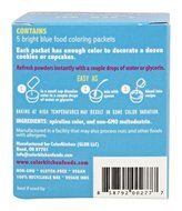 ColorKitchen Food Color Packets - 5 count &quot;Vibrant Color From Nature&quot; (Blue) N4