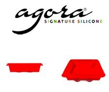 AGORA Silicone Thick and Solid (Red) Lasagne Square Pan FREE EXPRESS