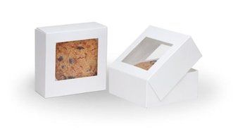 Six Corner Auto Bottom Candy Box - White - Case of 250 N4