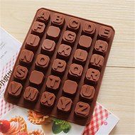 Y&amp;XL&amp;H Bakeware Silicone English Alphabet Shaped Baking Molds for Chocolate N2