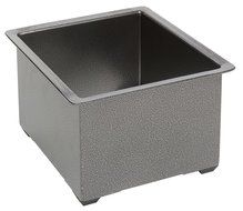 Rattleware 25430 Steel Holder for 6 by 5.5 by 4-Inch Knock Box, Silver
