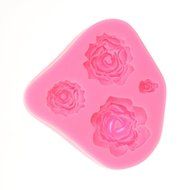 Rbenxia Silicone Cake Mold 20-cavity Half Circle Lollipop Party Cupcake Baking Mold Cake Pop Stick Mold Tray Pink N11