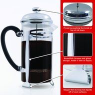 Best French Press Coffee Maker (Ultra Fine Filtration) 1 Liter (34 Ounce) Brews 4 Cups of Coffee, Extra Fine... N6