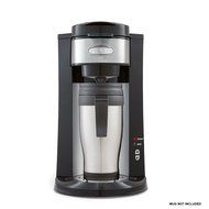 BELLA Dual Brew Single Serve Personal Coffee Maker, K Cup, K cup 2.0 and ground coffee brewer N2