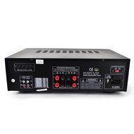 PYLE PT265BT Bluetooth 200W Digital Receiver Amplifier for Karaoke Mixing with Two Microphone Inputs &amp; Four Speaker... N6
