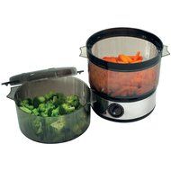 Chef Buddy Food Steamer includes Timer and two containers N3